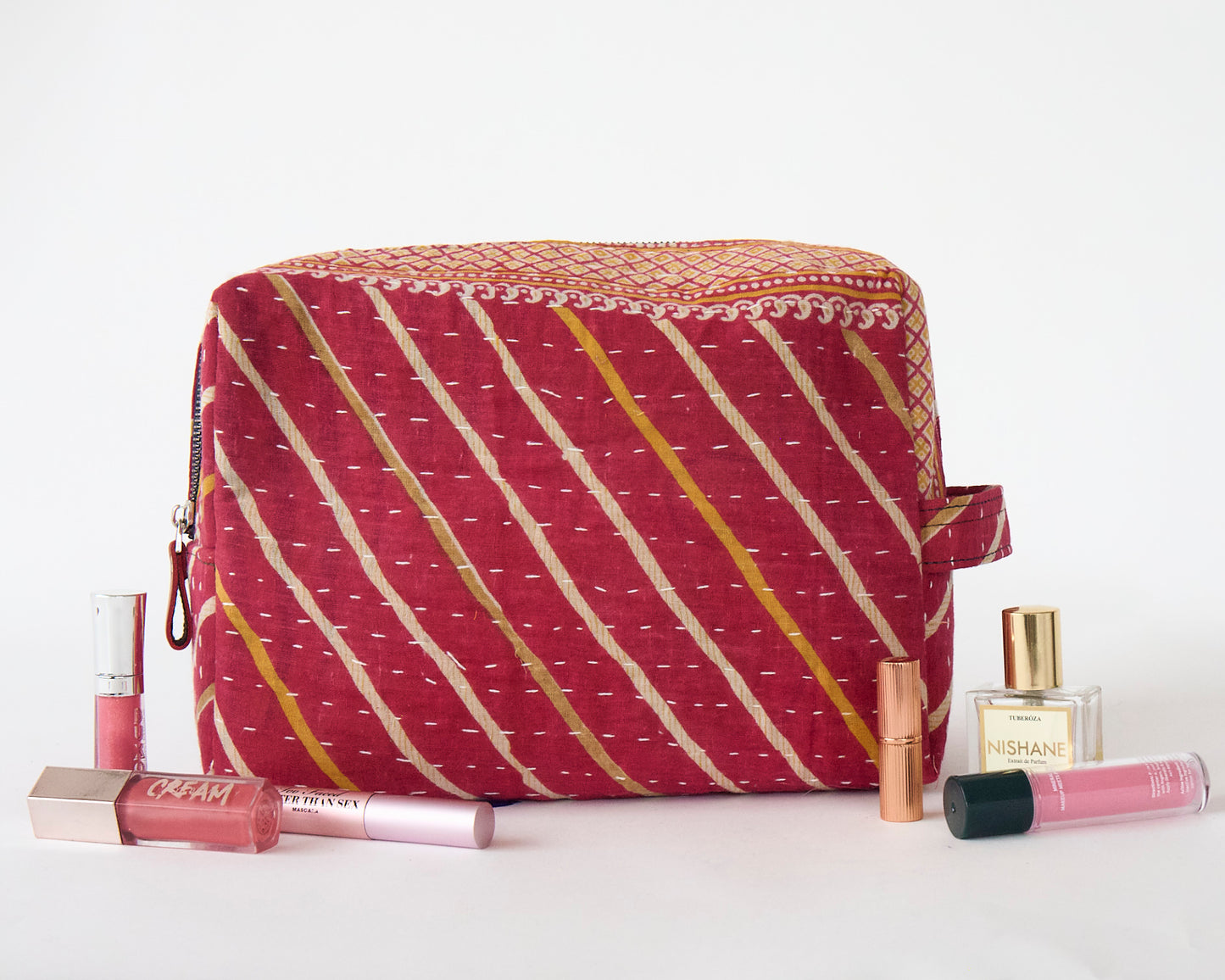 The Makeup Bag—Red Elephants