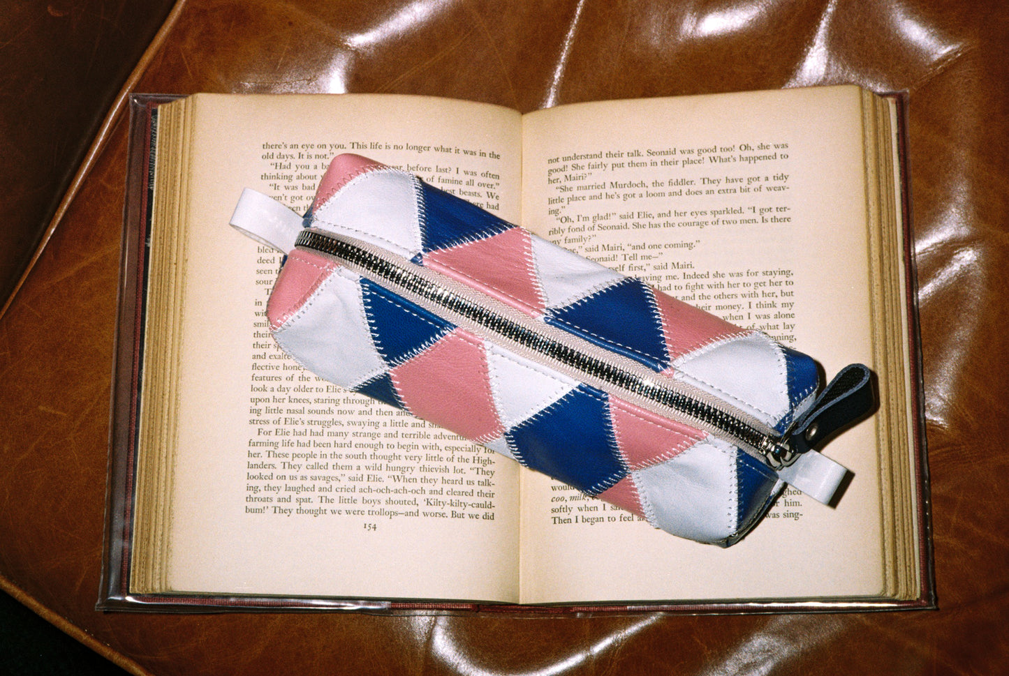 The Pencil Pouch - Pink/Blue