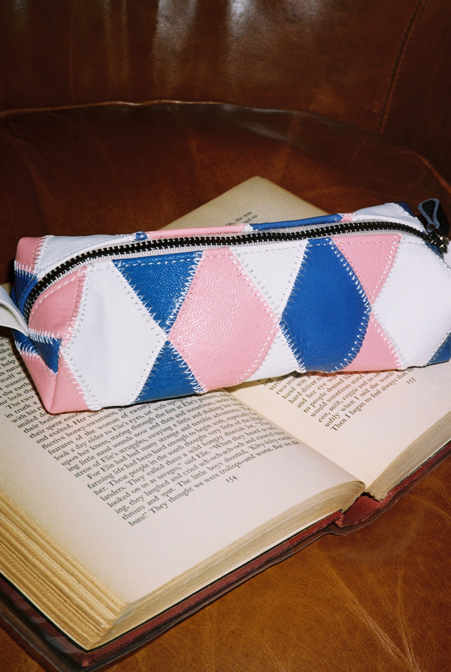 The Pencil Pouch - Pink/Blue