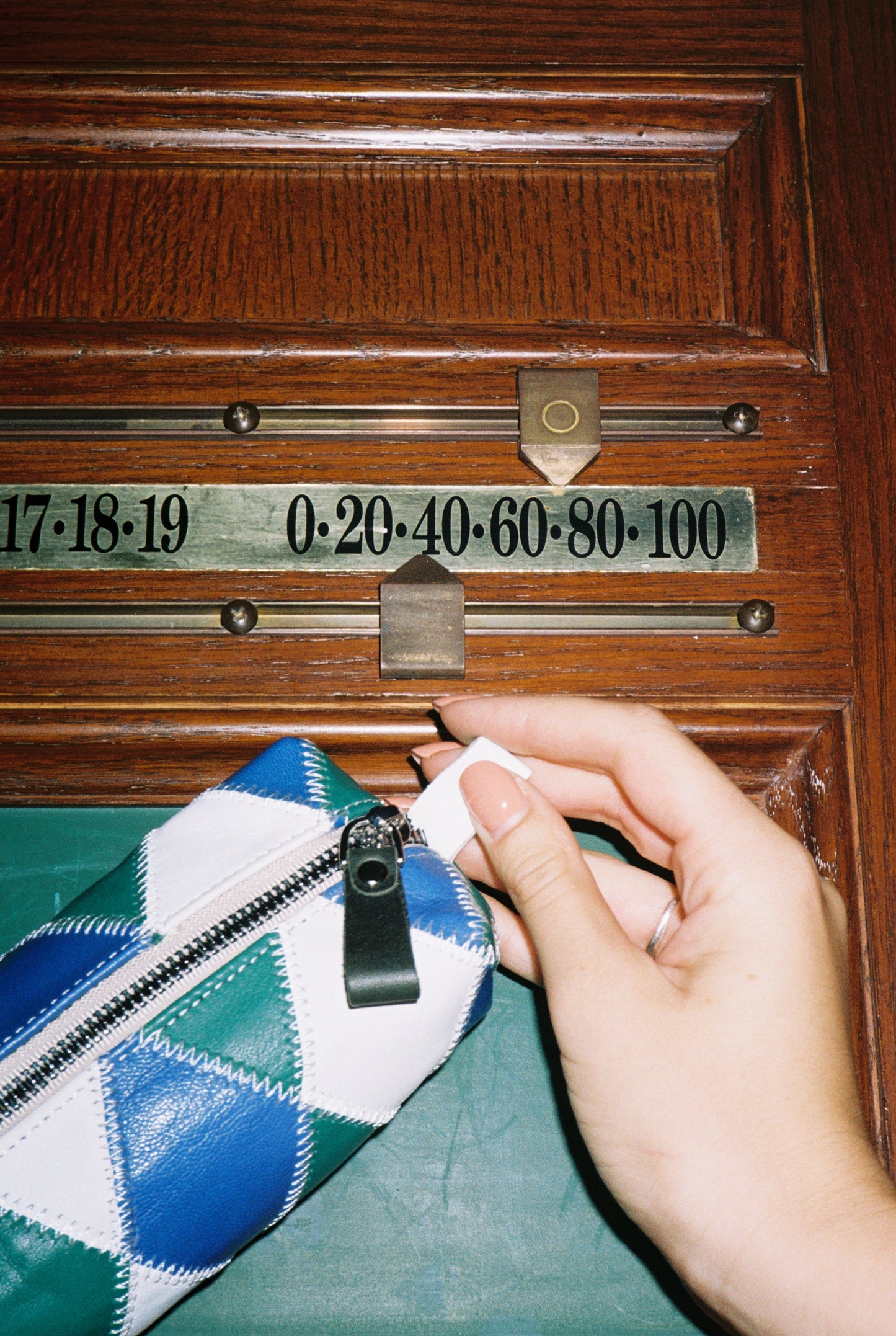 The Pencil Pouch - Blue/Green