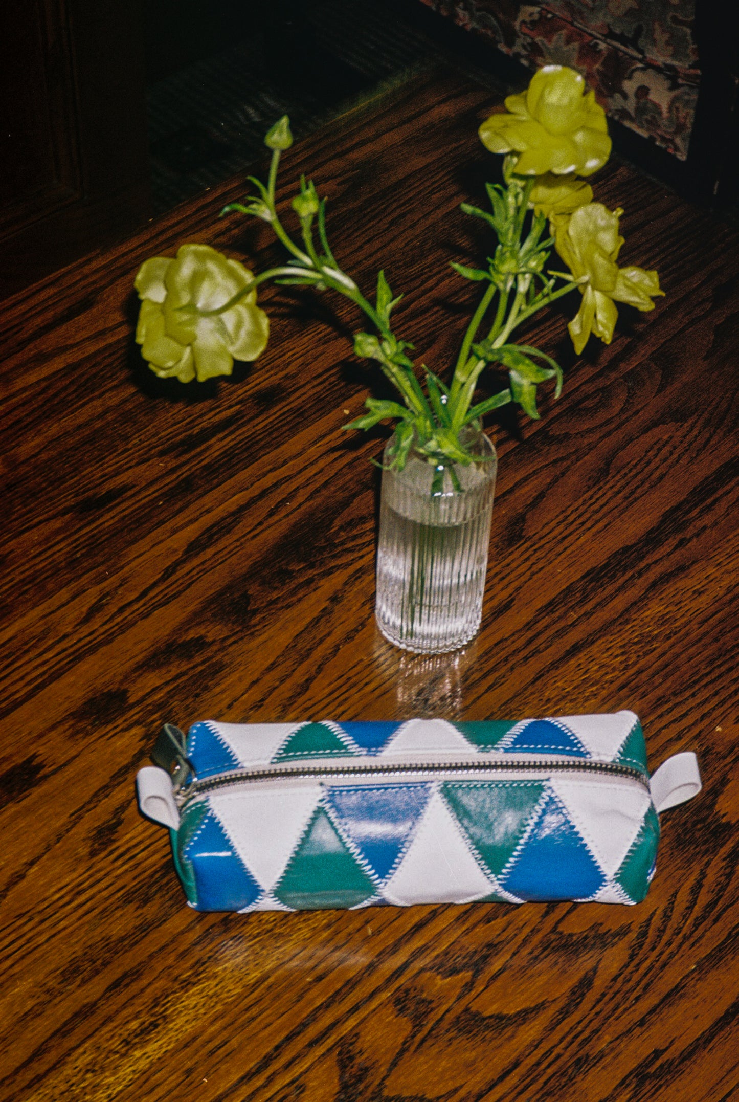 The Pencil Pouch - Blue/Green