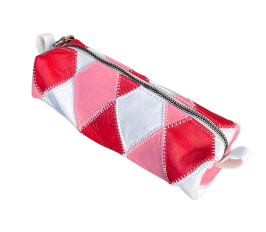 The Pencil Pouch - Pink/Red