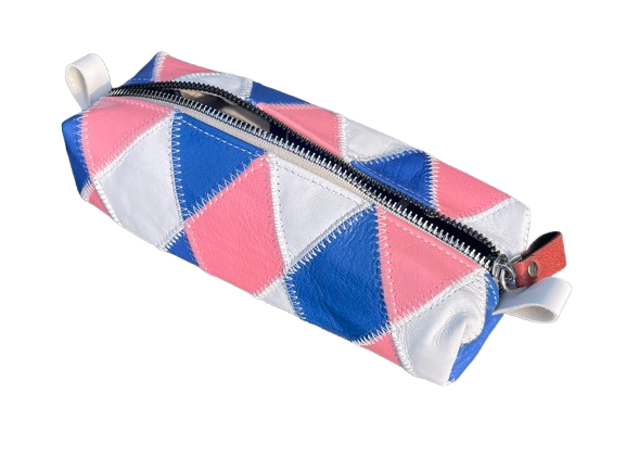 The Pencil Pouch - Pink/Blue