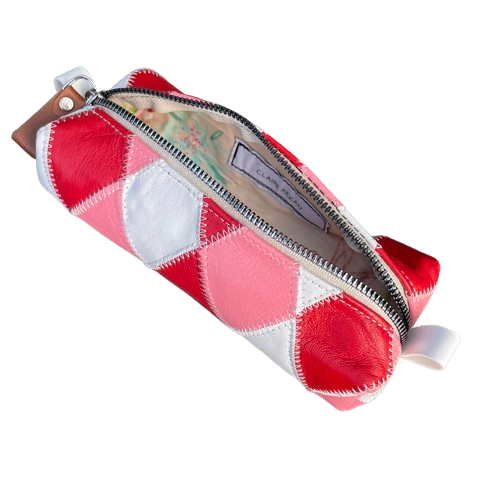 The Pencil Pouch - Pink/Red