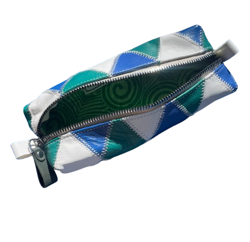 The Pencil Pouch - Blue/Green